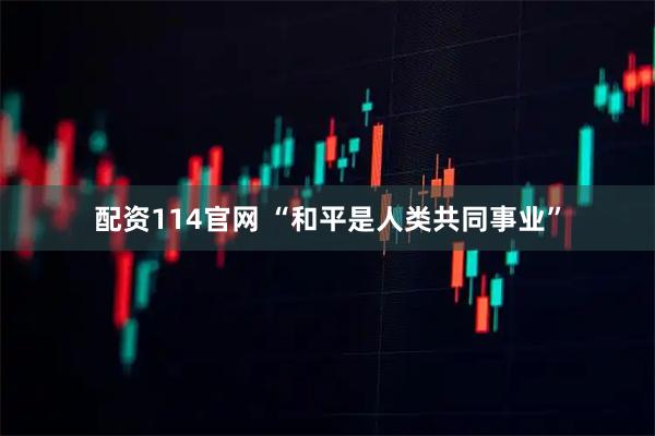 配资114官网 “和平是人类共同事业”