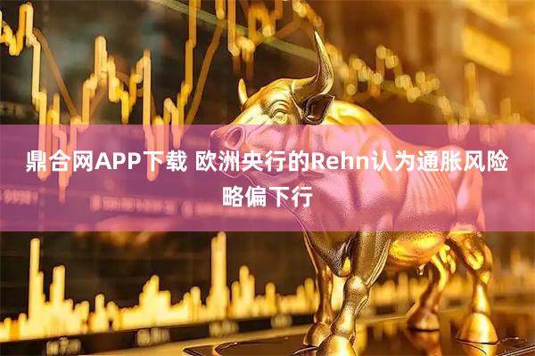 鼎合网APP下载 欧洲央行的Rehn认为通胀风险略偏下行